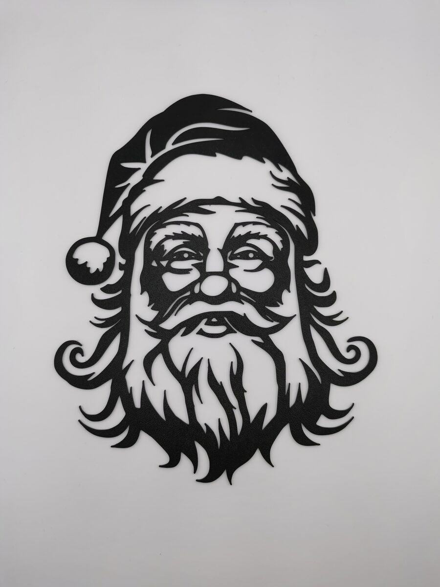 2d Santa Claus Face Wall Art/window Art - thumbnail 2